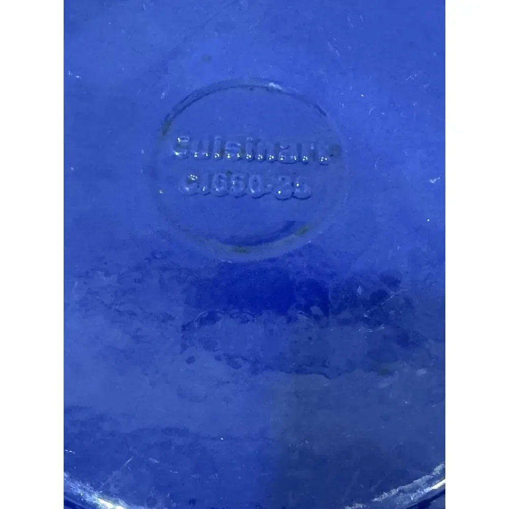 Cuisinart CI650-25BG 5 Qt Enameled Cast Iron Dutch Oven Provençal Blue Lid